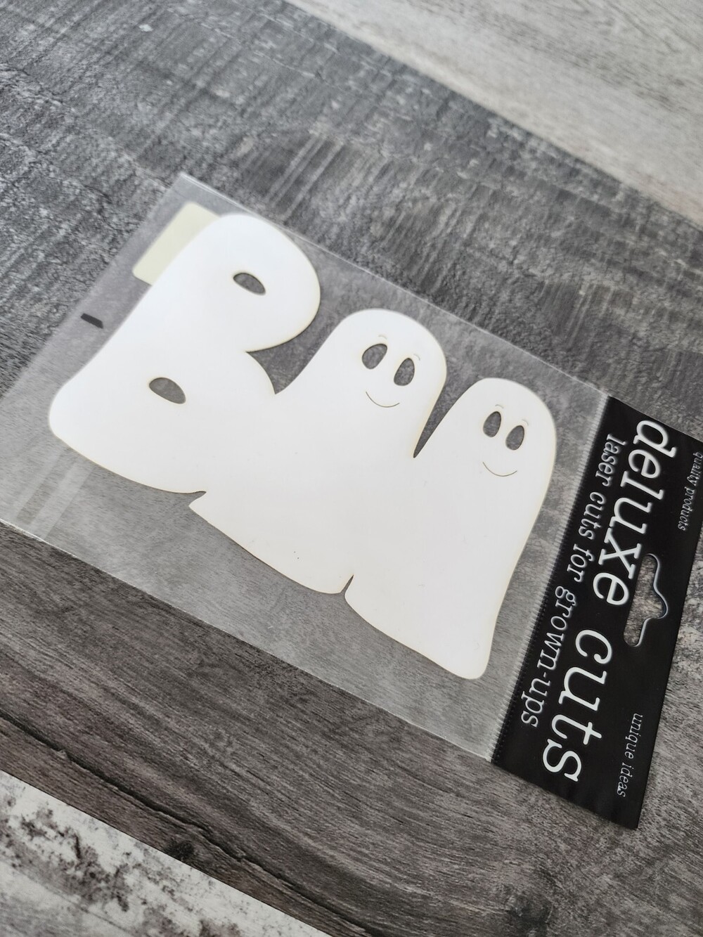 Halloween Ghosts Boo - Die Cut Laser New Deluxe Cuts Scrapbooking Retired #29